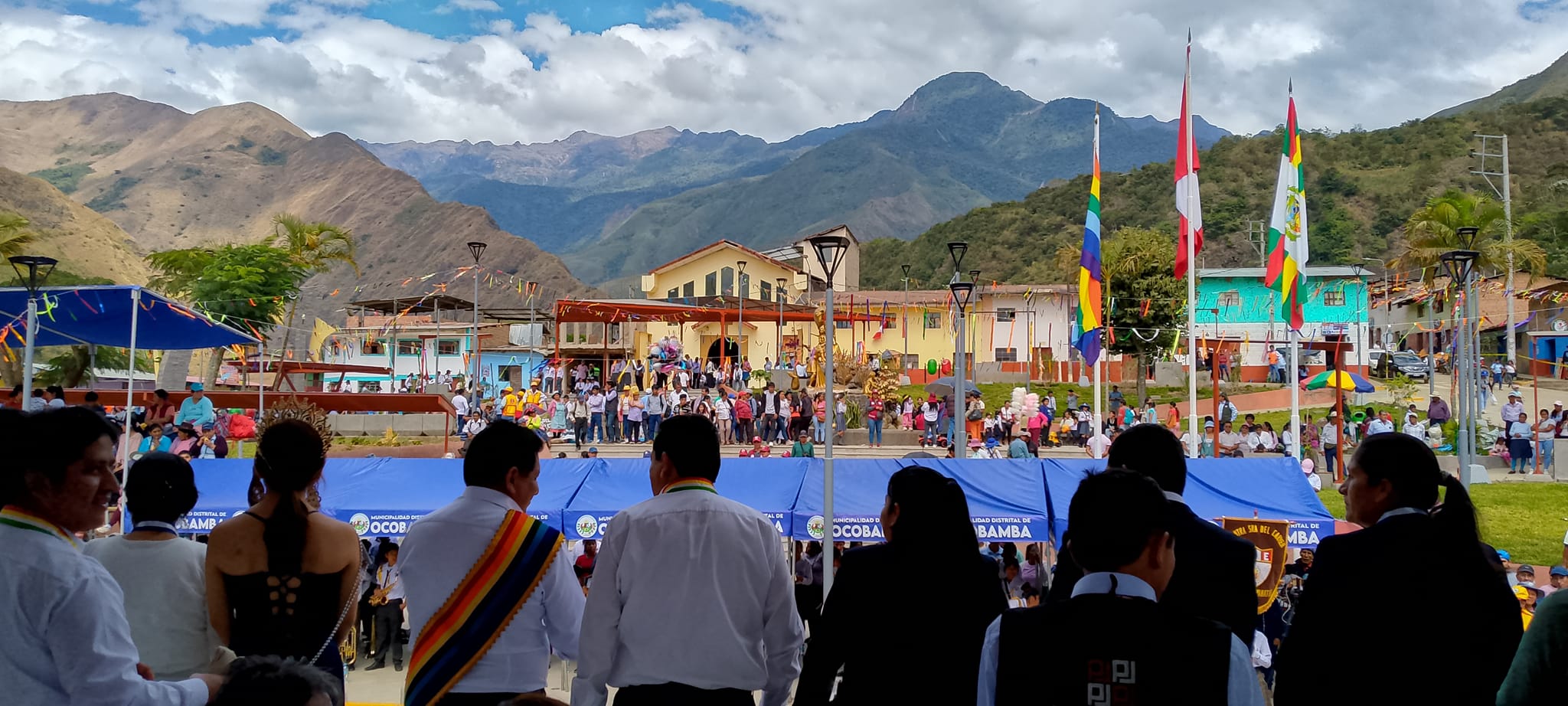 Ocobamba celebra su 167° aniversario con sesión solemne y desfile
