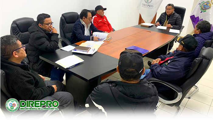 Reunión con los representantes de la Asociación de Pescadores y Maricultores de Chaco - Lagunillas