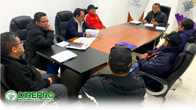 Reunión con los representantes de la Asociación de Pescadores y Maricultores de Chaco - Lagunillas