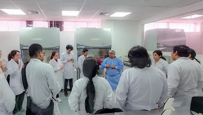 Estudiantes de la Universidad Peruana Cayetano Heredia visitaron laboratorios de Sanipes