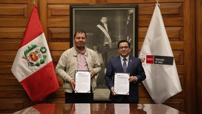 Cajamarca: Minsa firma convenio para construir el Centro Materno Infantil de Santa Cruz en beneficio de más de 40 000 personas