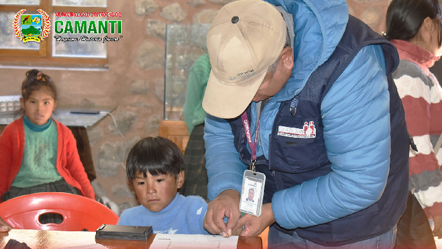 Exitosa Campaña de Trámite de DNI Gratuito en la Comunidad Campesina de Japu