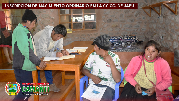 Exitosa Campaña de Trámite de DNI Gratuito en la Comunidad Campesina de Japu