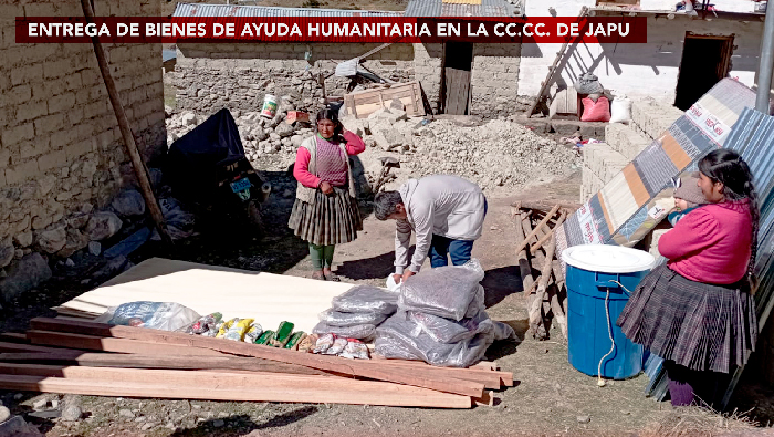 Ayuda Humanitaria en la Comunidad Campesina de Japu