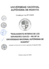 Vista preliminar de documento REGLAMENTO INTERNO DE SERVIDORES CIVILES (RIS)