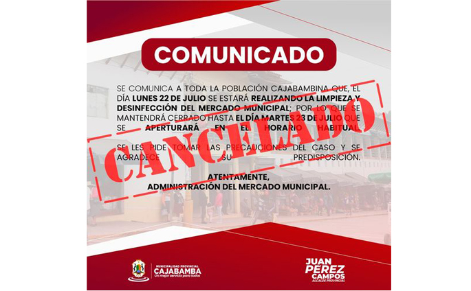 Atención población Cajabambina 