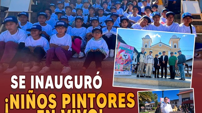 ¡Se inauguró “Niños Pintores en Vivo”!