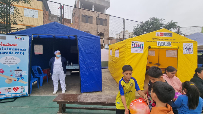 INSN participó en campaña cívica en Breña