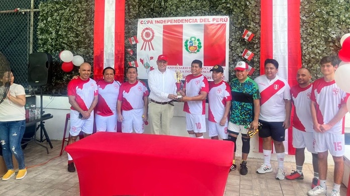Celebración del torneo de fulbito "Copa Independencia del Perú" en Panamá