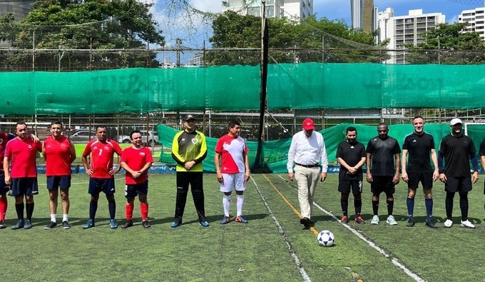 Celebración del torneo de fulbito "Copa Independencia del Perú" en Panamá