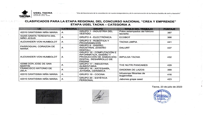 Archivo JPG de comunicado