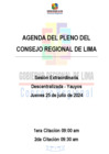 Vista preliminar de documento AGENDA DE SESIÓN DE CONSEJO REGIONAL N° 18-2024-CR/GRL