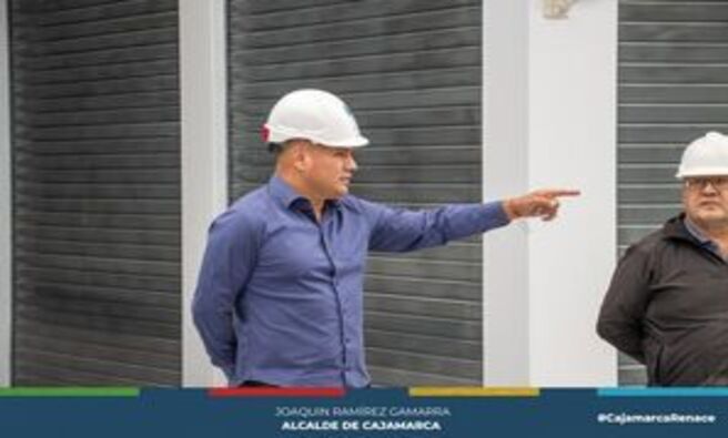 El alcalde provincial Joaquin Ramírez Gamarra, viene supervisando los últimos detalles para la pronta inauguración y puesta en funcionamiento del mercado zonal sur. ✅
