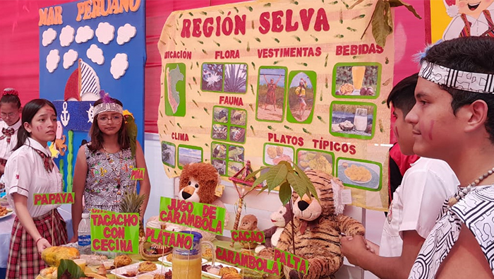 Imagen de actividades por el Día de Logro en la I.E.P. Ritela Checa Blanco.