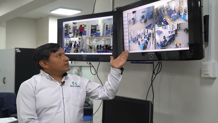 Electrocentro monitorea centros de atención al cliente con sistema de cámaras de video en tiempo real