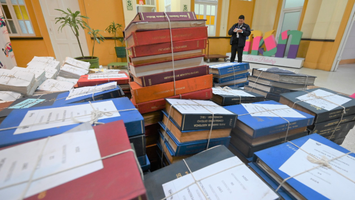INSN depuró más de 4 toneladas de documentos administrativos