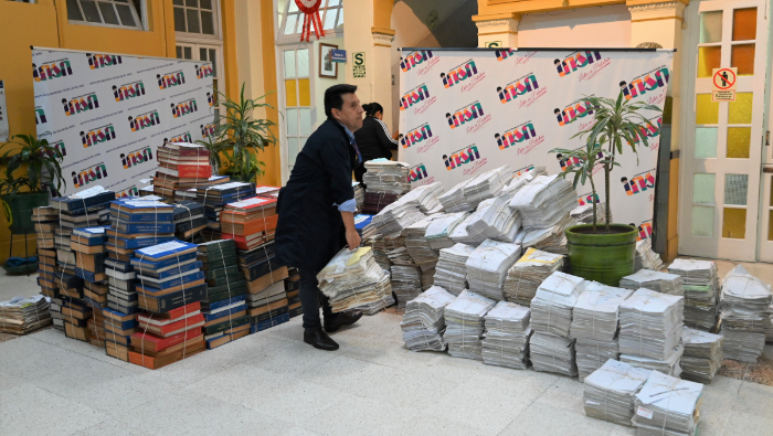 INSN depuró más de 4 toneladas de documentos administrativos
