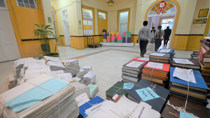 INSN depuró más de 4 toneladas de documentos administrativos