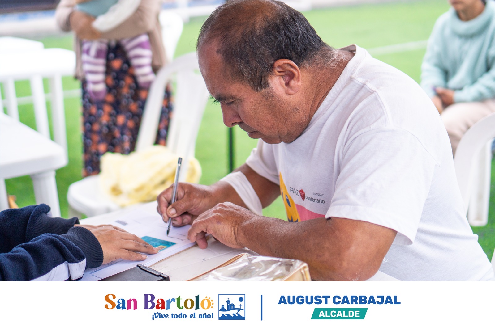 Campaña de DNI electronico en 𝗦𝗔𝗡 𝗕𝗔𝗥𝗧𝗢𝗟𝗢