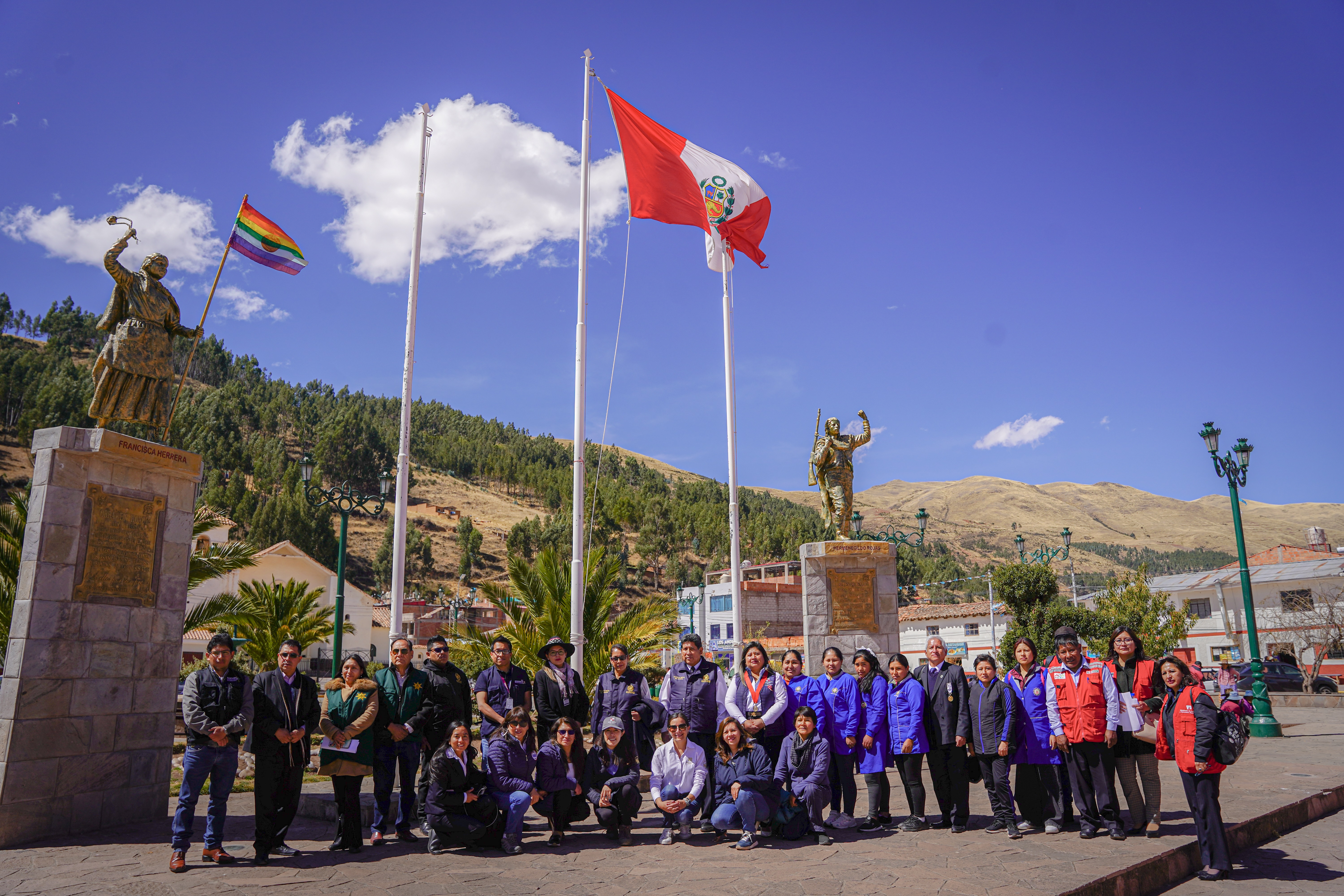 Pobladores del Distrito de Combapata fueron beneficiados con "Feria de Orientación y Justicia Itinerante"