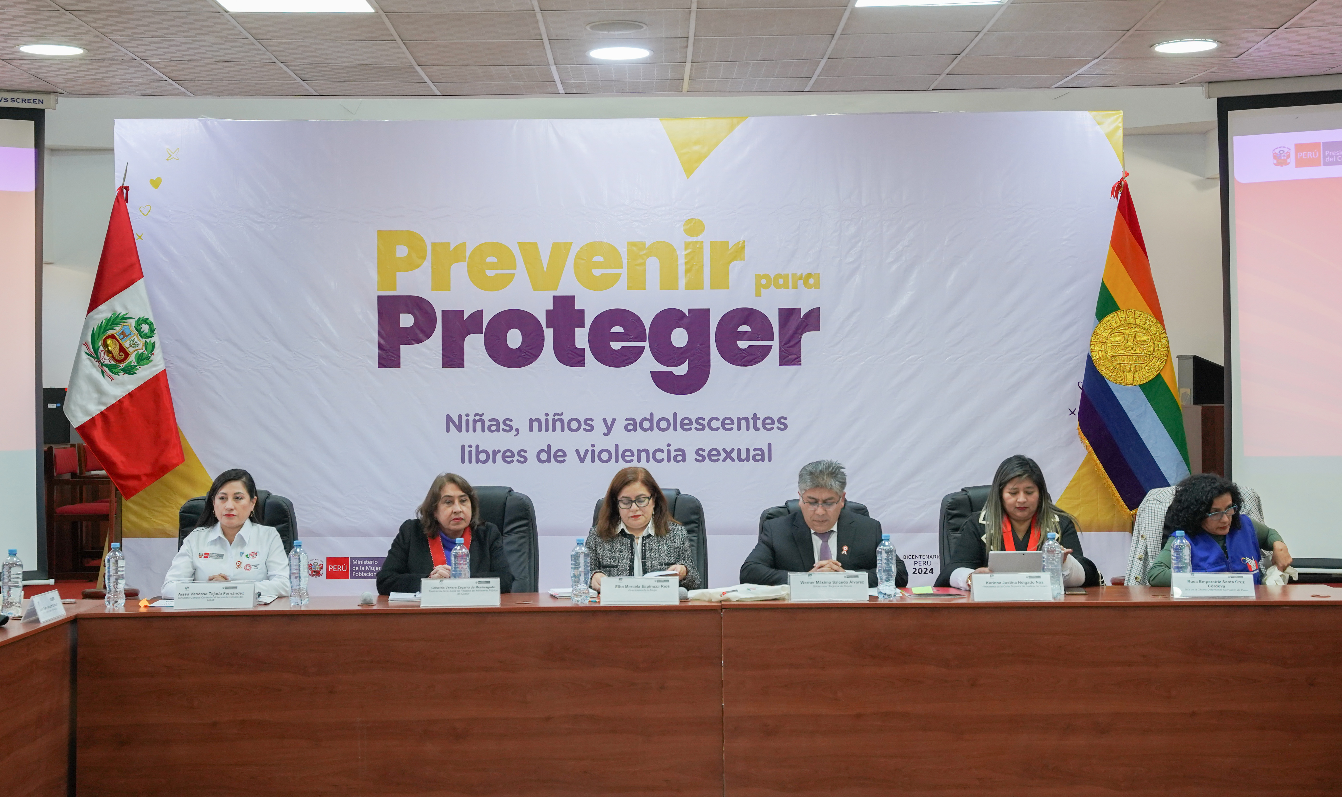 Pesidenta de la Corte de Cusco firmó compromiso para prevenir la violencia sexual en niñas, niños y adolescentes