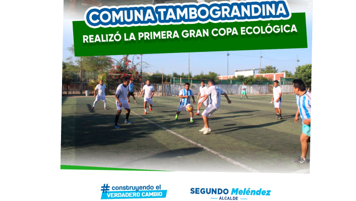 Comuna tambograndina realizo la primera copa ecológica