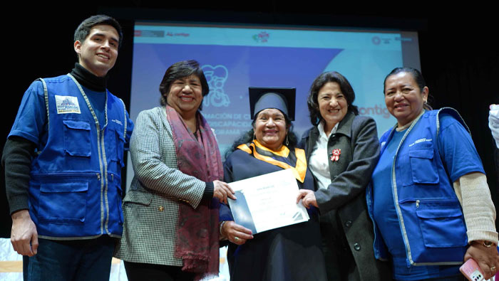 Más de 70 personas fueron certificadas como cuidadoras de personas con discapacidad severa