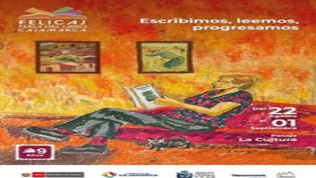 📌El afiche se basa en la obra del pintor Oscar Corcuera, nacido en Contumazá, provincia que fue el escenario de la presentación oficial, en presencia de representantes de la Municipalidad Provincial de Cajamarca, Ministerio de Cultura a través de la Dirección Desconcentrada de Cultura de Cajamarca, Asociación los Andes de Cajamarca -  Yanacocha, Gobierno Regional de Cajamarca y la Municipalidad Provincial de Contumazá.
📝“Escribimos, leemos, progresamos”, es el lema que lleva la Feria de este año, que se desarrollará del 22 de agosto al 1 de septiembre en el Pasaje de la Cultura.