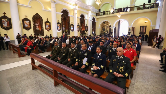 Gobierno Regional del Callao realizó Misa, Te Deum y Sesión Solemne por Fiestas Patrias