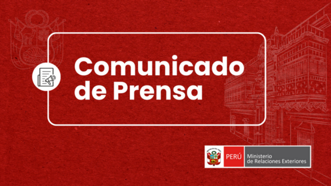 Comunicado de prensa
