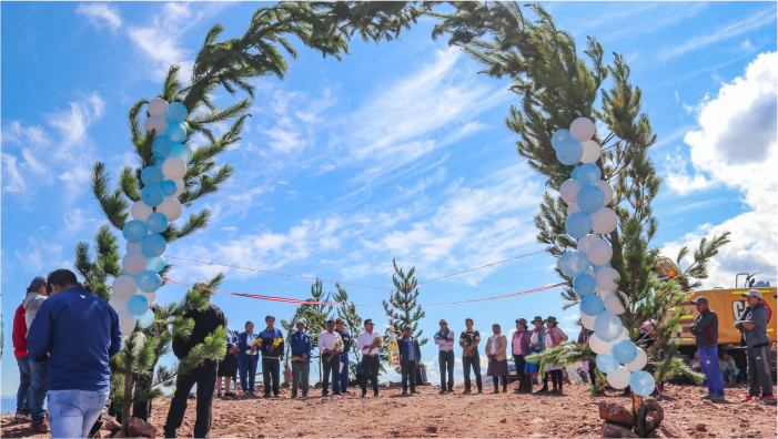 ¡Ya es una realidad! Inauguración trocha carrozable Cuncus Muyurina