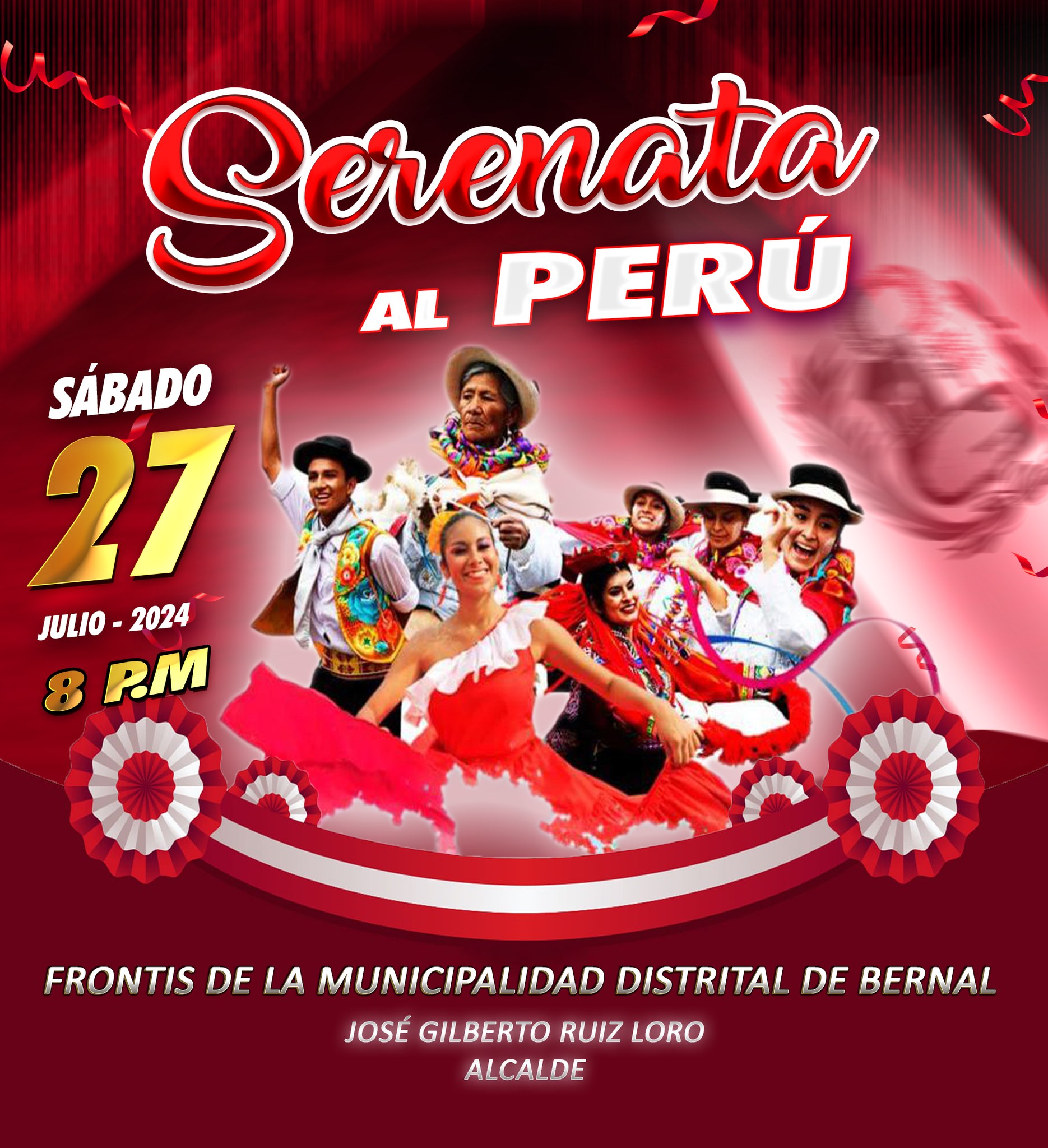 ยกTe invitamos a celebrar la noche de serenata al Perรบ!