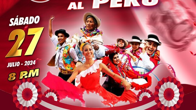 ¡Te invitamos a celebrar la noche de serenata al Perú!  