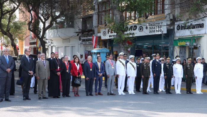 Ceremonia en honor al natalicio de Miguel Grau