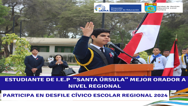 Partcipación de estudiante santa ursula