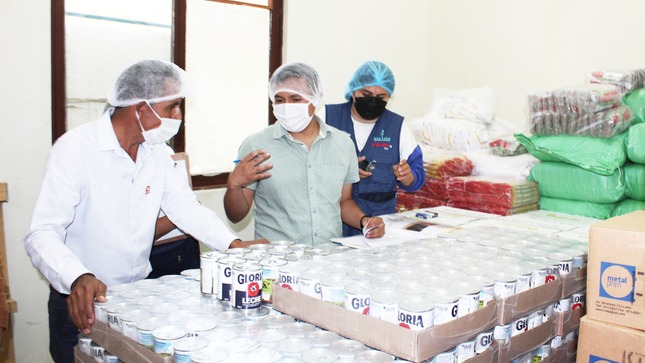 ¡RECEPCIÓN DE NUEVO LOTE DE alimentos PARA LAS OLLAS COMUNES! 