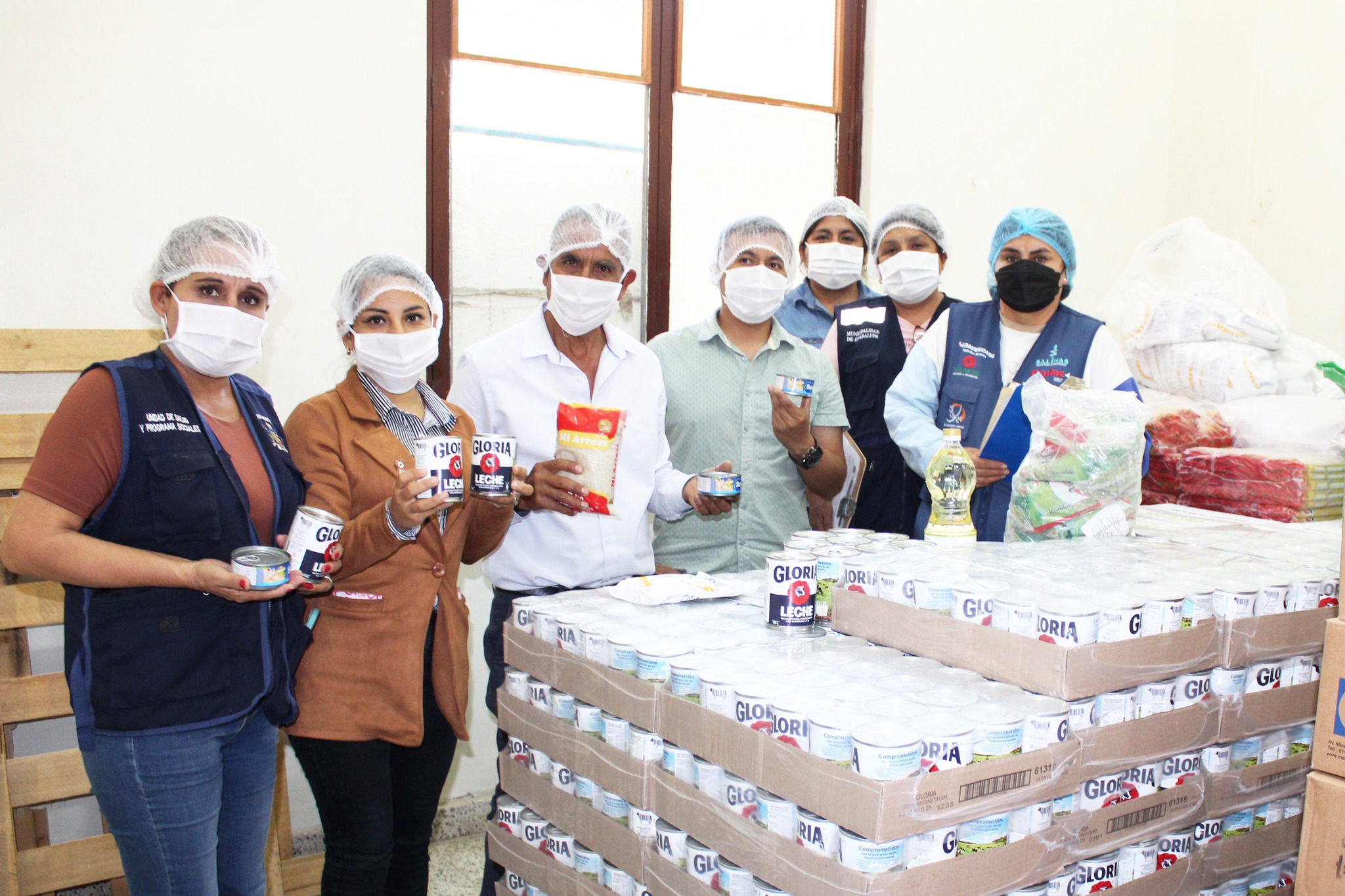 ¡RECEPCIÓN DE NUEVO LOTE DE alimentos PARA LAS OLLAS COMUNES!