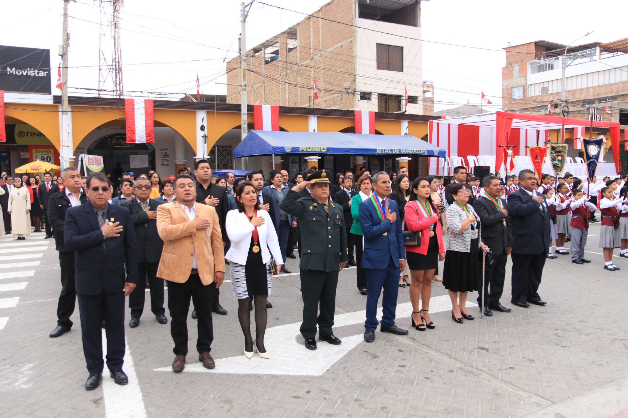 Se realizó la apertura del 203° Aniversario de la Proclamación de la Independencia del Perú.