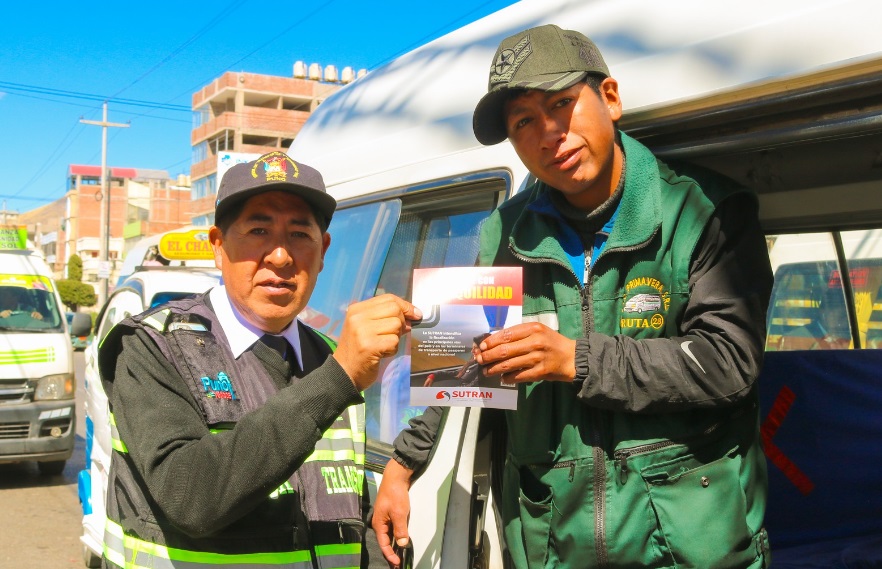 La Gerencia de Transporte realizó semáforazo de sensibilización en educación vial
