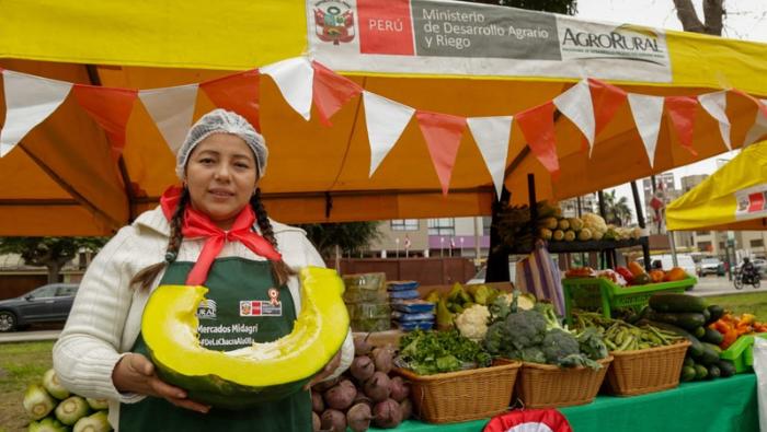 MIDAGRI realizará dos ferias: el viernes 26 y sábado 27 de julio en el distrito de Pueblo Libre y el domingo 28 de julio en el distrito de San Isidro.