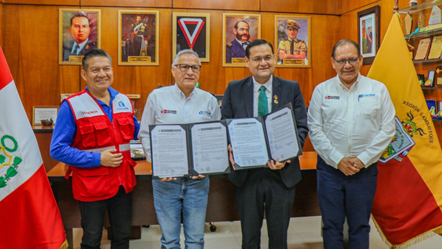 Gobierno Regiona firmó convenio interinstitucional