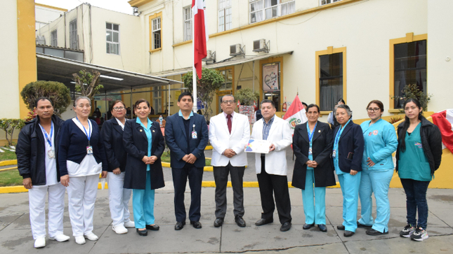 INSN resalta labor del Servicio de Gastroenterología y dispuesto a seguir colaborando en campañas de salud 