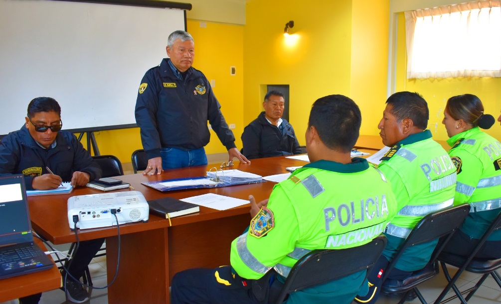 MPP y comisarías de Puno realizan reunión de coordinación para el fortalecimiento y mejora de la seguridad ciudadana