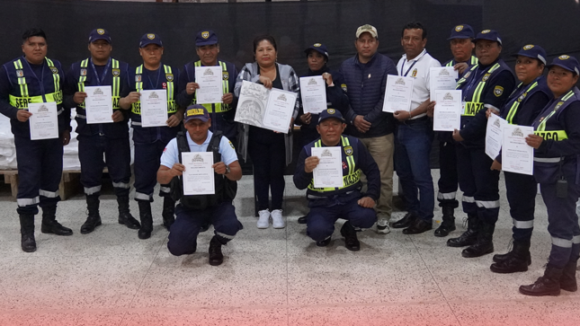 Congreso de la Republica hace entrega de reconocimiento al Cuerpo de Serenazgo