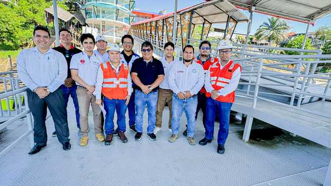 Gorel y Autoridad Portuaria Nacional inspeccionan instalaciones del embarcadero turístico El Huequito
