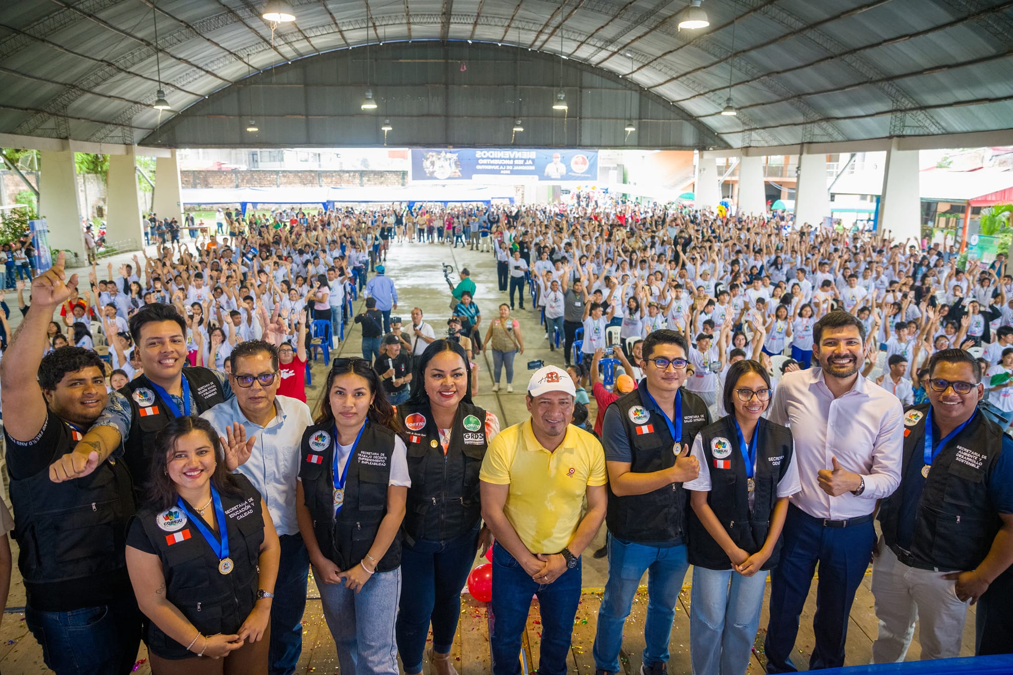 Gobernador Dr. René Chávez participa en el I Encuentro Regional De Las Juventudes