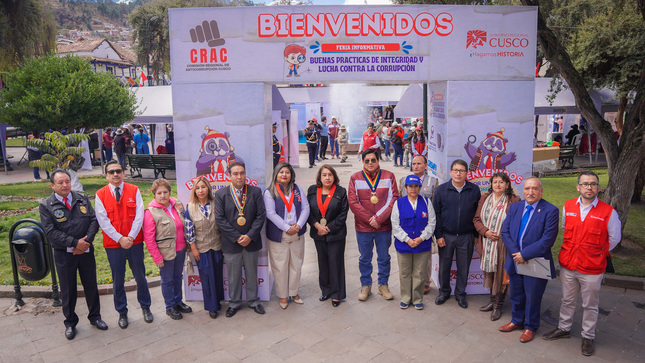 Corte Superior de Justicia de Cusco participó en la "Feria de Buenas Prácticas de Integridad y Lucha contra la Corrupción 2024"