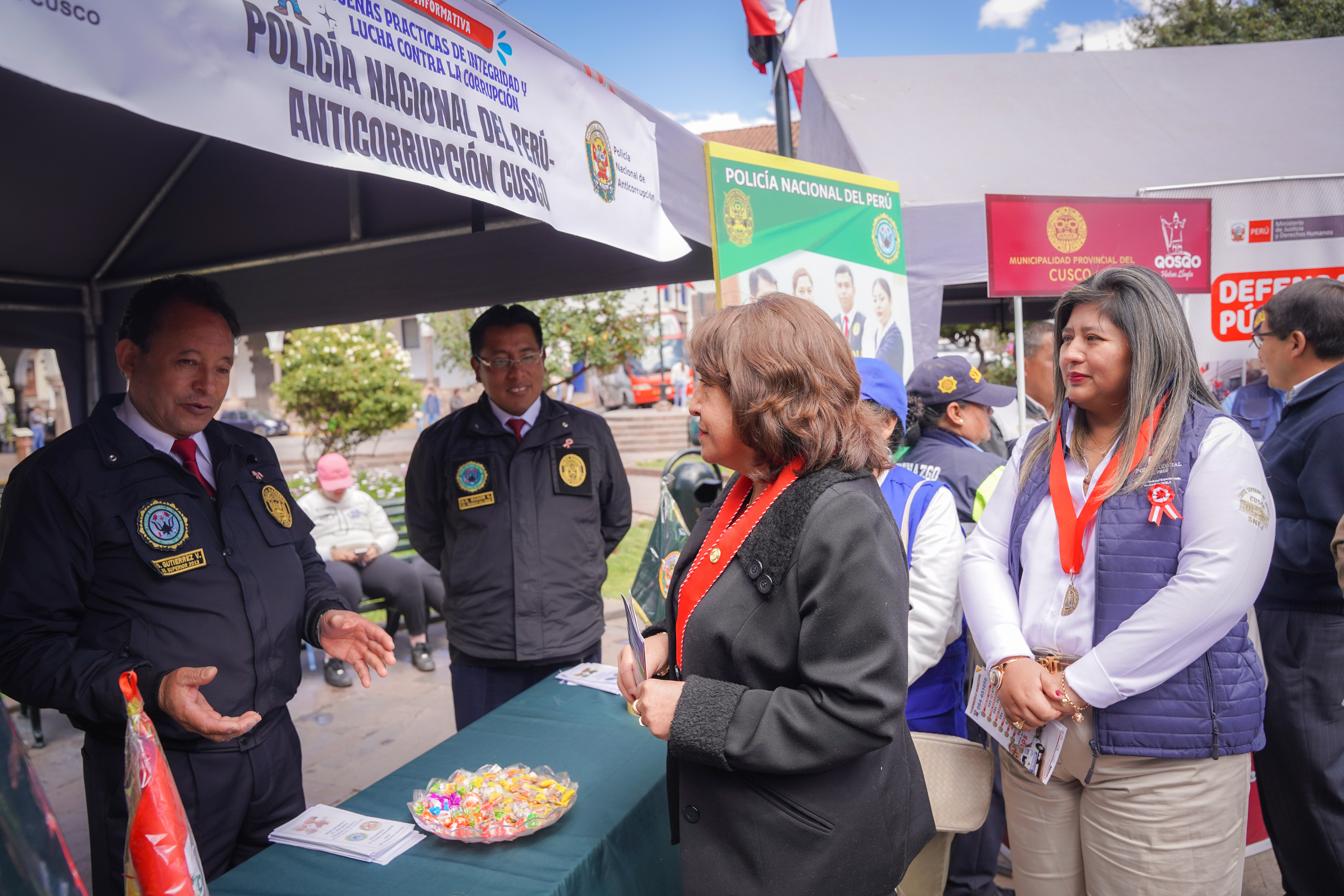 Corte Superior de Justicia de Cusco participó en la "Feria de Buenas Prácticas de Integridad y Lucha contra la Corrupción 2024"