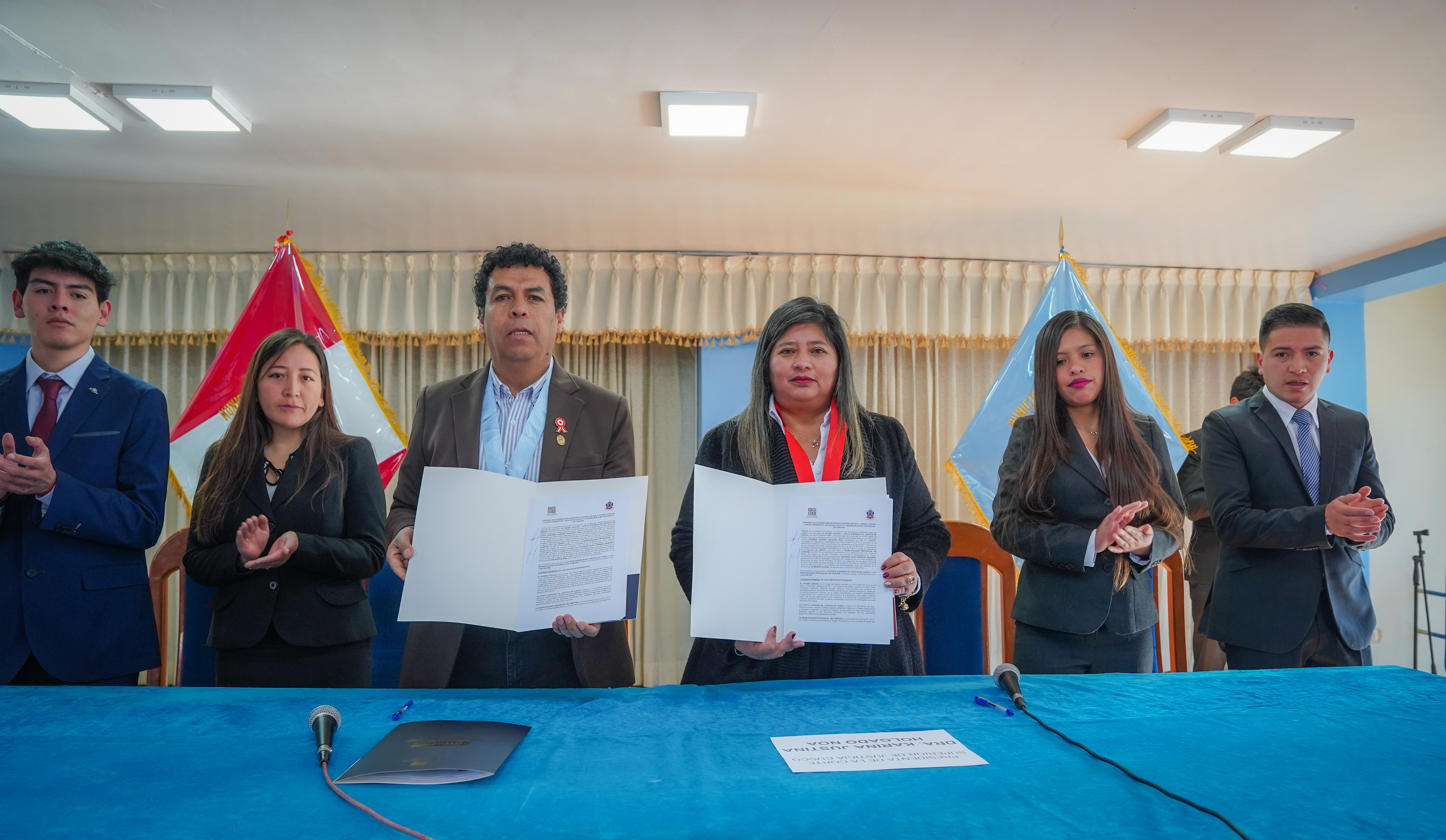 Poder Judicial y Municipalidad Provincial de Canchis firmaron importante convenio de cooperación interinstitucional