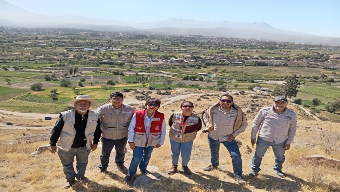 Ministerio de Cultura inspecciona el Complejo Arqueológico Pillo en Arequipa